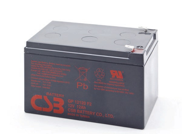 батарея CSB GP 12120 F2 (GP12120F2) 12ah 12V - купить в Нижнем Новгороде
